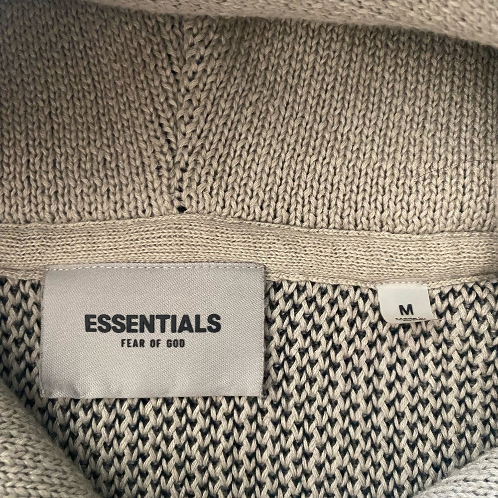Essentials Taupe Knit Pullover - image 3